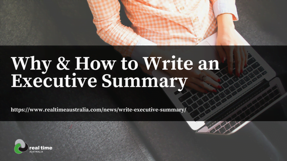 Why and How to Write an Executive Summary